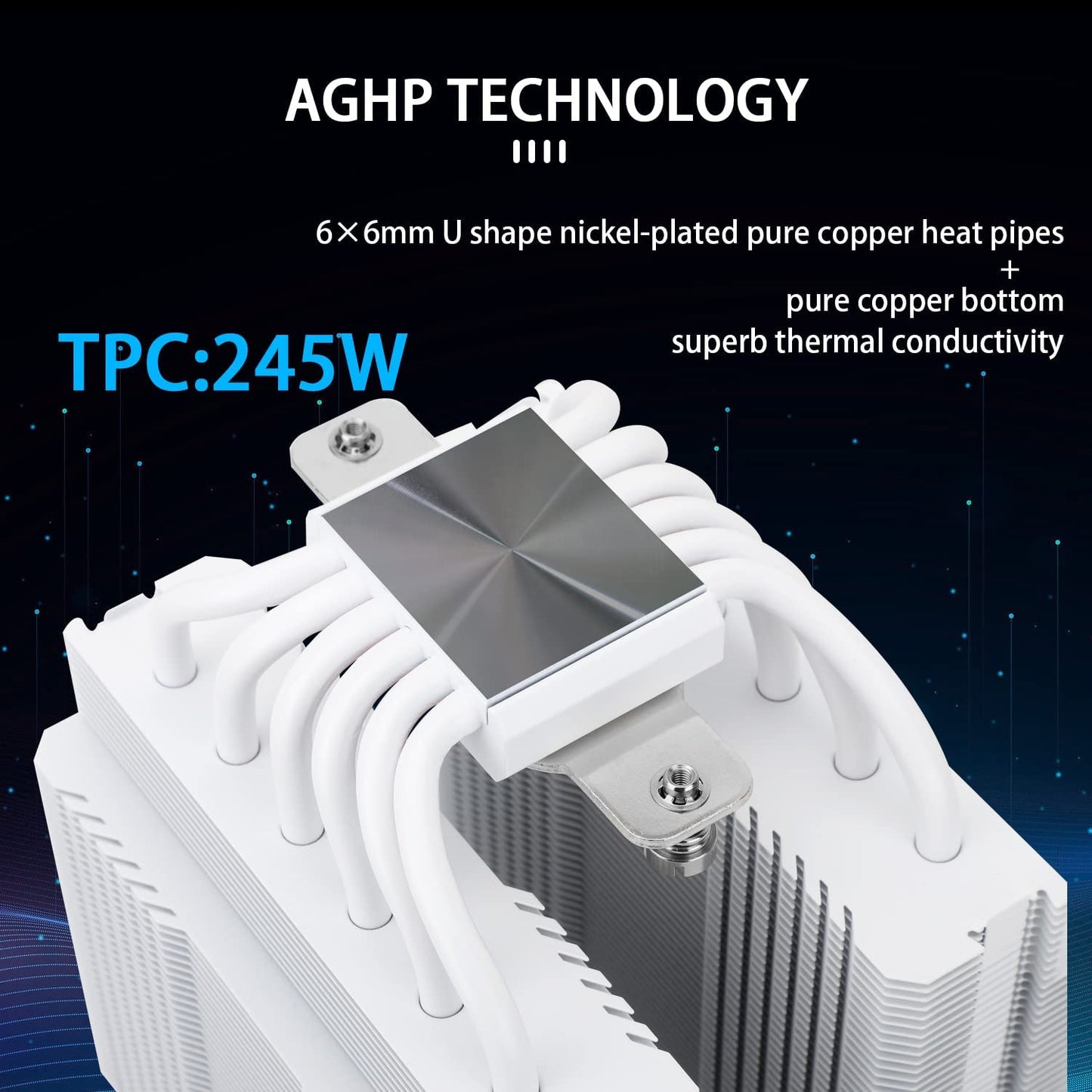 Thermalright Peerless Assassin 120 PA120 CPU Air Cooler, 6 Heat Pipes, Dual 120mm TL-C12 PWM Fan, Aluminium Heatsink Cover, AGHP Technology, for AMD AM4/AM5 Intel LGA 1700/115X/1200/2011/2066 BLACK/WHITE/GREY