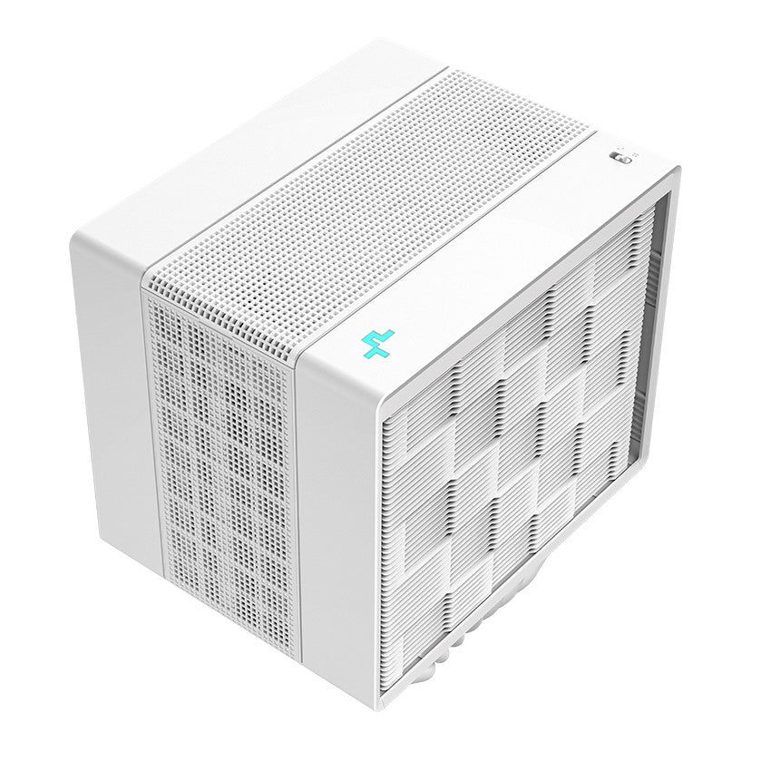 DeepCool ASSASSIN 4S CPU Air Cooler - Single Center 140mm FDB Fan, 7 Copper Heat Pipes, Quiet/Peformance Mode Switch (Black/White)
