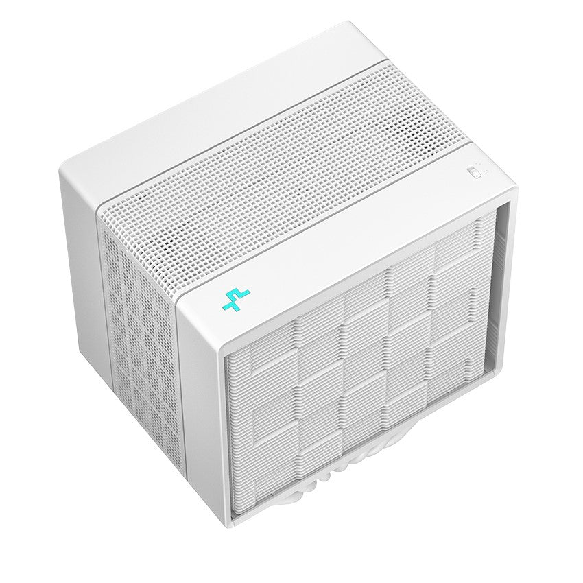 DeepCool ASSASSIN 4S CPU Air Cooler - Single Center 140mm FDB Fan, 7 Copper Heat Pipes, Quiet/Peformance Mode Switch (Black/White)