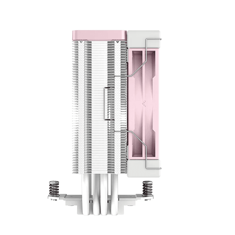 DeepCool AK400 PINK LIMITED CPU Cooler - 4 x 6mm Heatpipe Tower Cooler, Fluid Dynamic Bearing Fan, 220W TDP