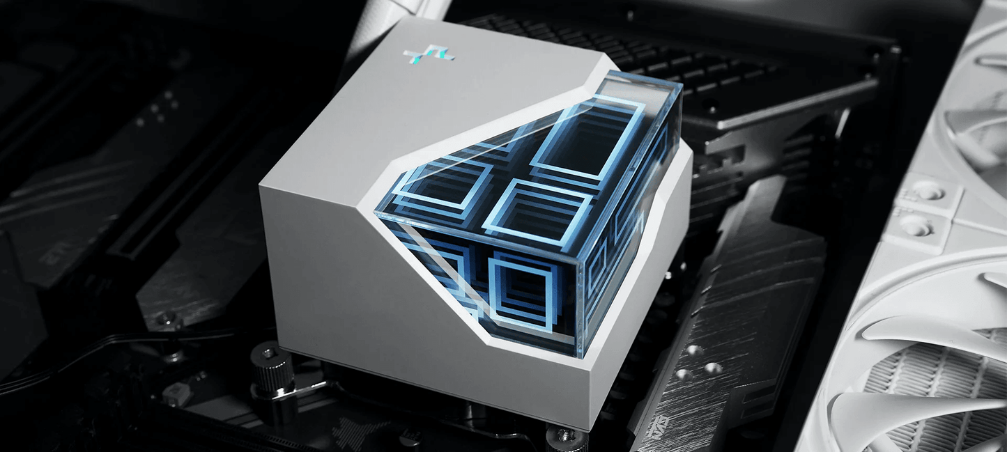 DeepCool LT520 CPU Liquid Cooler, 240mm, High-Performance FK120 FDB Fans, Multidimensional Infinity Mirror BLACK/WHITE