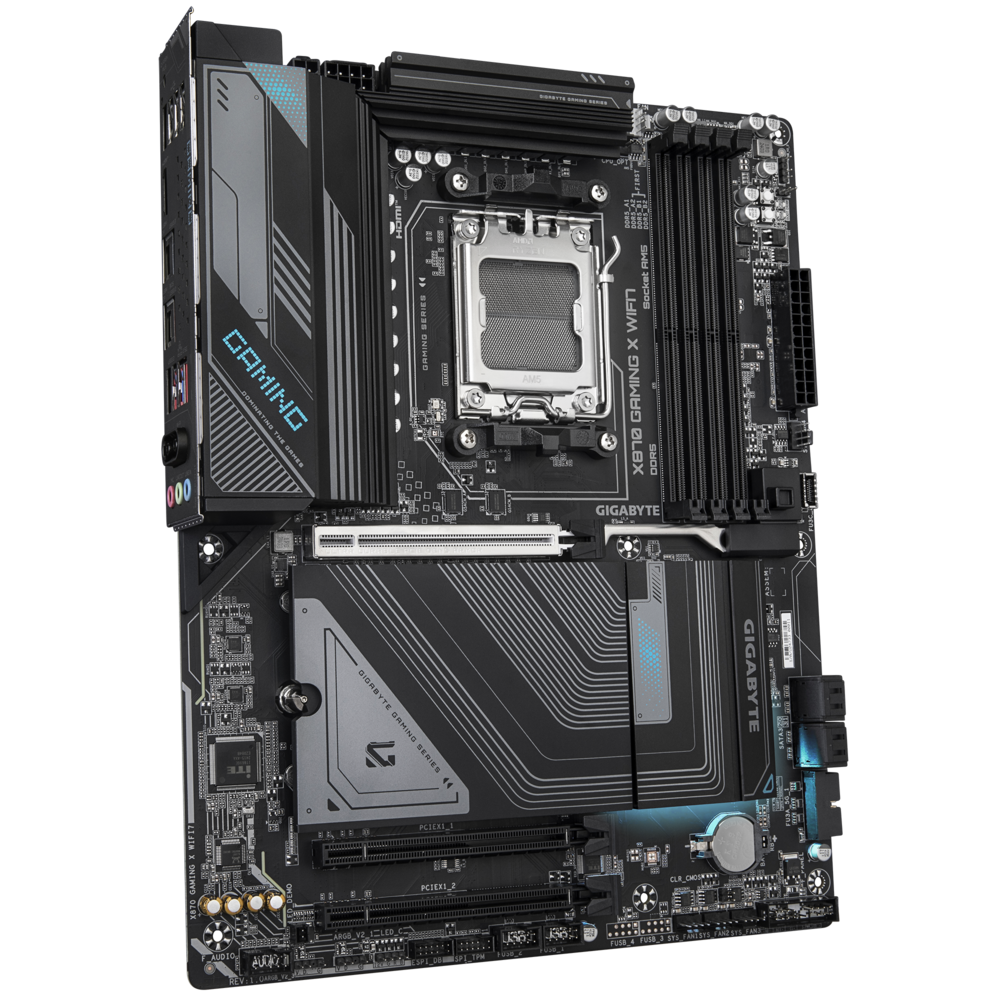 Gigabyte X870 GAMING X WIFI7 AMD Ryzen 9000 Series DDR5 Gaming Motherboard