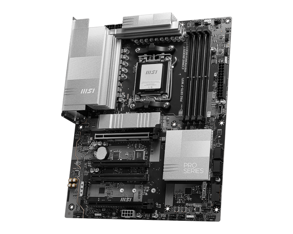 MSI PRO X870-P WIFI AMD Ryzen 9000 Series DDR5 Gaming Motherboard