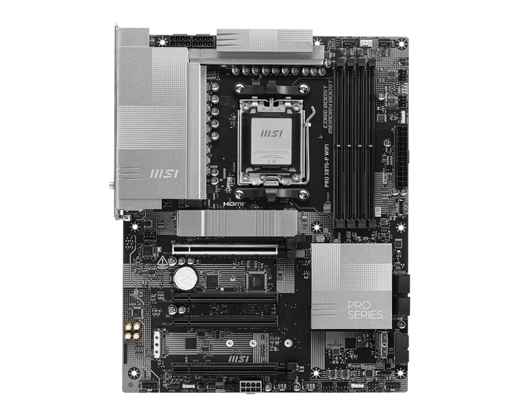 MSI PRO X870-P WIFI AMD Ryzen 9000 Series DDR5 Gaming Motherboard