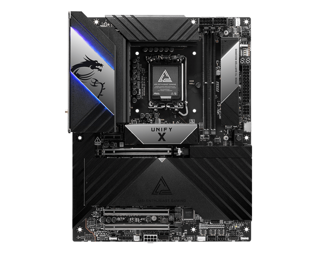 MSI MEG Z890 UNIFY-X WiFi 7 Intel® Core™ Ultra Processors ATX Gaming Motherboard