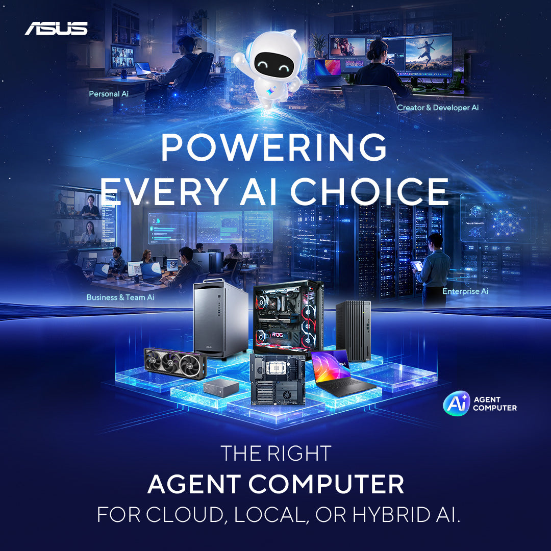 ASUS ROG NUC 16 Edition 20 (Agent Computer) Mini PC. Powered with Intel Core Ultra 9 290HX Plus and NVIDIA GeForce RTX 5090 Laptop GPU (FREE ROG Edition 20 gifts)