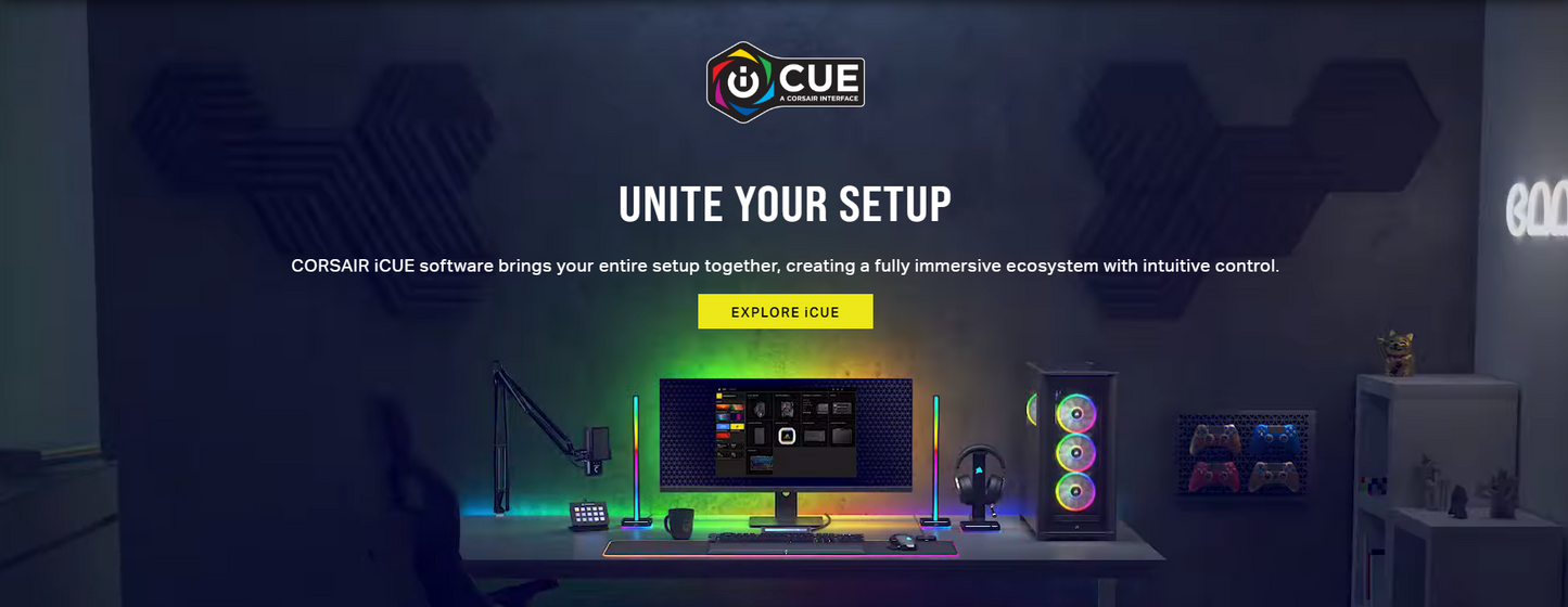 CORSAIR iCUE LINK QX120 RGB BLACK/WHITE, 120mm Magnetic Dome RGB Fan, Expansion Kit (Single Fan)