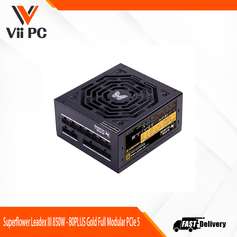 Superflower Leadex III 850W - 80PLUS Gold Full Modular PCIe 5.0