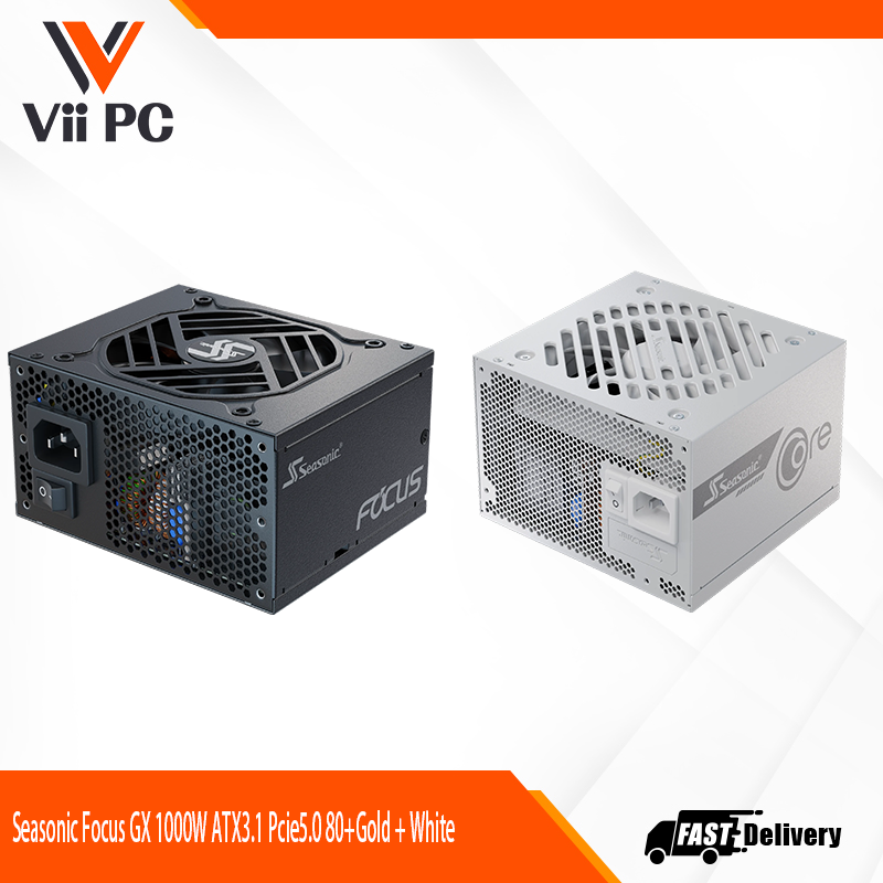 Seasonic Focus GX 1000W ATX3.1 Pcie5.0 80+Gold / White