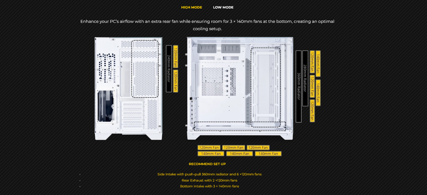 LIAN LI 011 VISION COLOR CHROME (Black Mirror Finish) - Tower Chassis