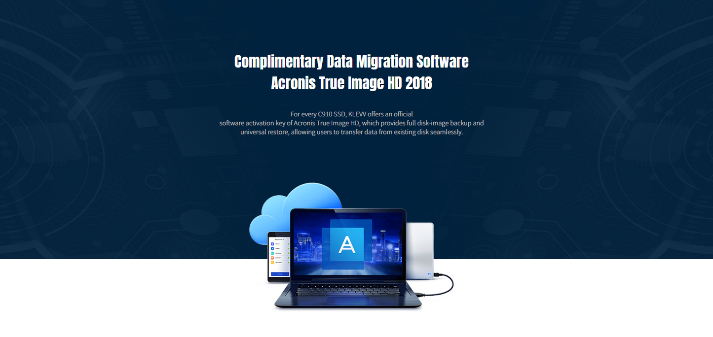 KLEVV CRAS C910 1TB M.2 NVMe PCIe Gen4x4 SSD with heatsink, up to 5000MB/s TLC