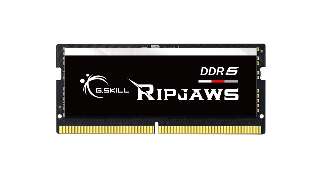 G.SKILL RIPJAWS DDR5 NOTEBOOK (SO-DIMM) / DDR5-5600 / CL46-45-45 / 1.10V / 48GB(1x48GB) / INTEL XMP3.0 Support / Limited Lifetime Wty PC RAM