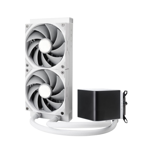 TRYX Panorama 360mm/240mm AIO Liquid Cooler – Premium Black/White