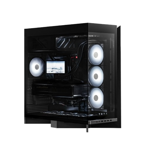TRYX LUCA L70 Mid-tower Case - Black/White (2 Years Warranty)