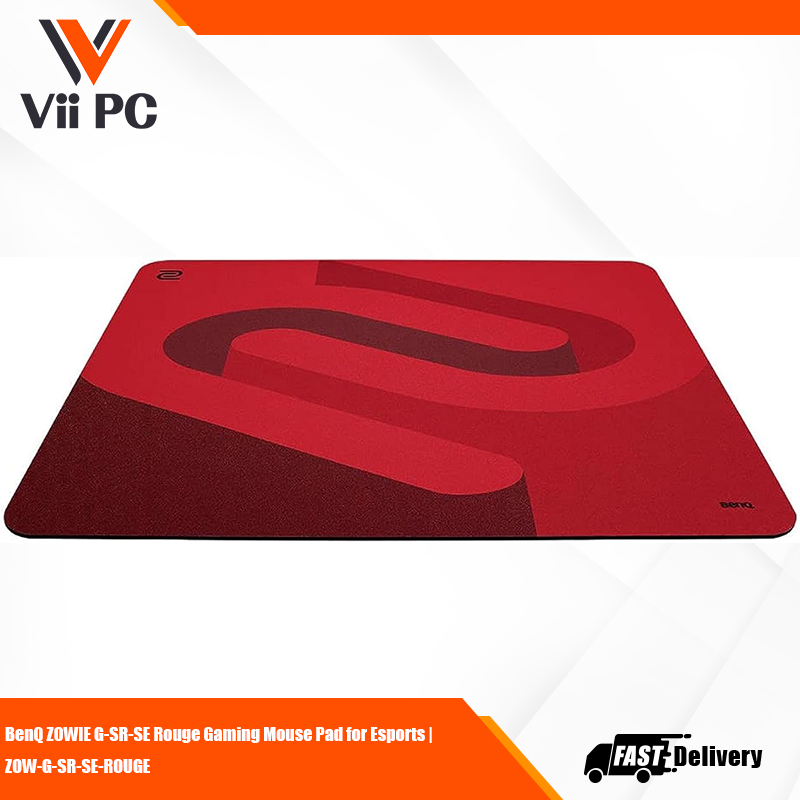 BenQ ZOWIE G-SR-SE ROUGE Large Esports Gaming Mouse Pad (SR-SE 2022 Rouge - RED)