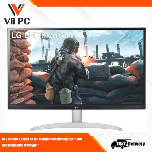 LG 27UP600-27-inch 4K IPS Monitor with DisplayHDR™ 400, HDR10 and AMD FreeSync™