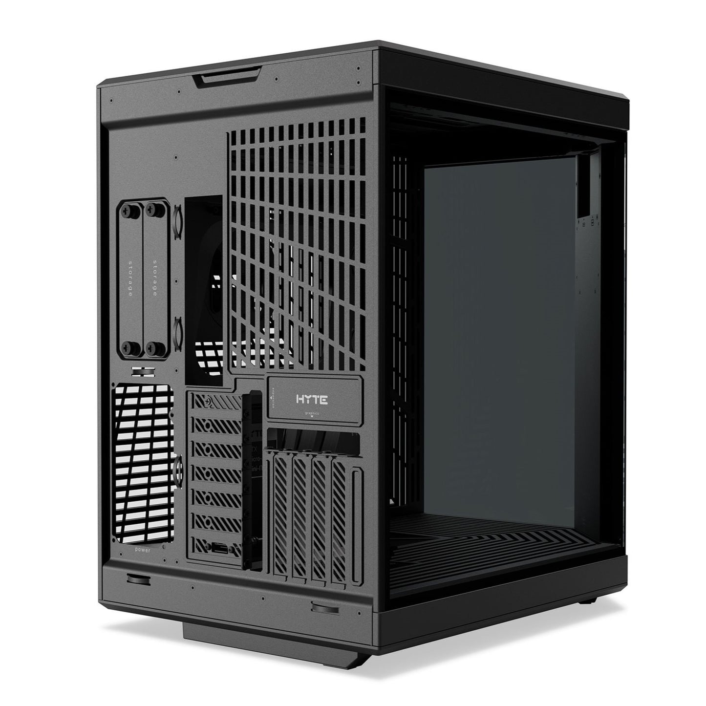 HYTE Y70 Touch Full Black/ Full White Dual Chamber Mid-Tower Chassis CASE - 3 Yrs Warranty