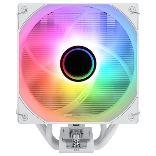 Thermalright Assassin Spirit 120 Vision ARGB CPU Air Cooler - Dual 120mm Fans, High Performance, Socket supported AMD and Intel (Black/White)