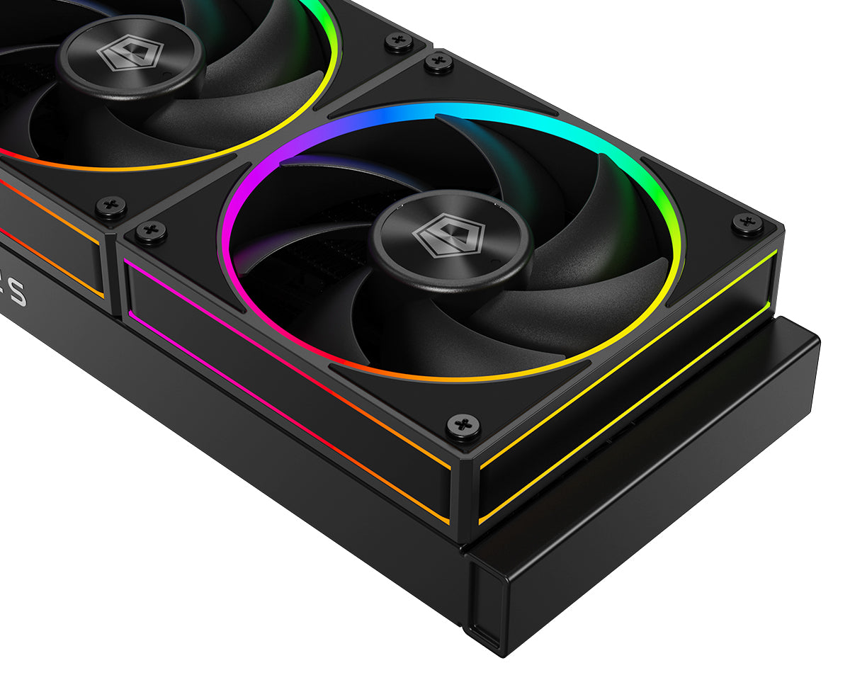 ID Cooling SL360 Space Series LCD AIO Liquid CPU Cooler Black/White