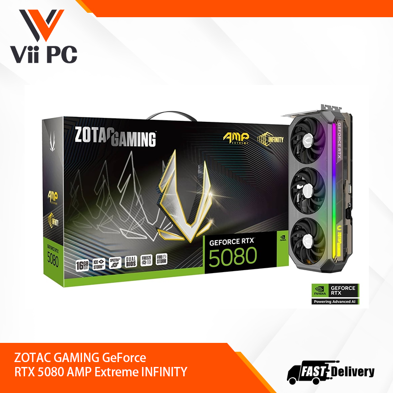 ZOTAC GAMING GeForce RTX 5080 AMP Extreme INFINITY