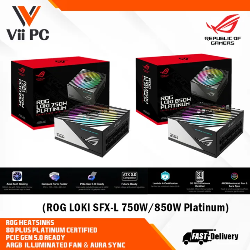 ASUS ROG LOKI 750 / 850W ATX3.0 SFX-L Platinum
