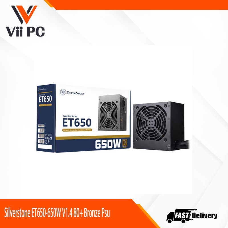 Silverstone ET650-650W V1.4 80+ Bronze Psu