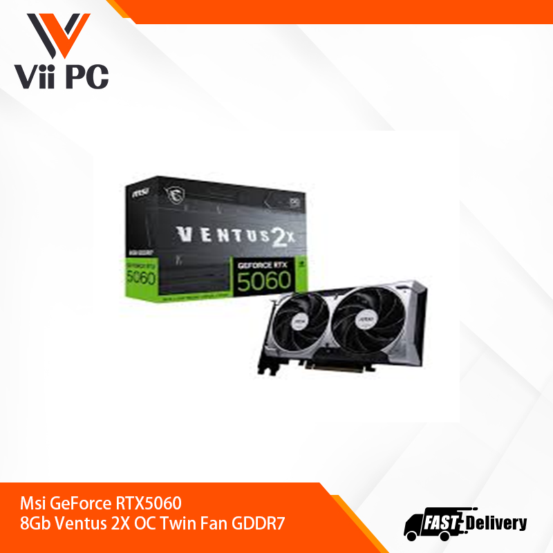 Msi GeForce RTX5060 8Gb Ventus 2X OC Twin Fan GDDR7