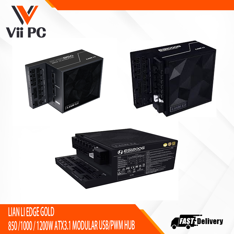 LIAN LI EDGE GOLD 850 /1000 / 1200W ATX3.1 MODULAR USB/PWM HUB