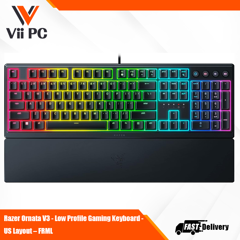Razer Ornata V3 - Low Profile Gaming Keyboard - US Layout – FRML