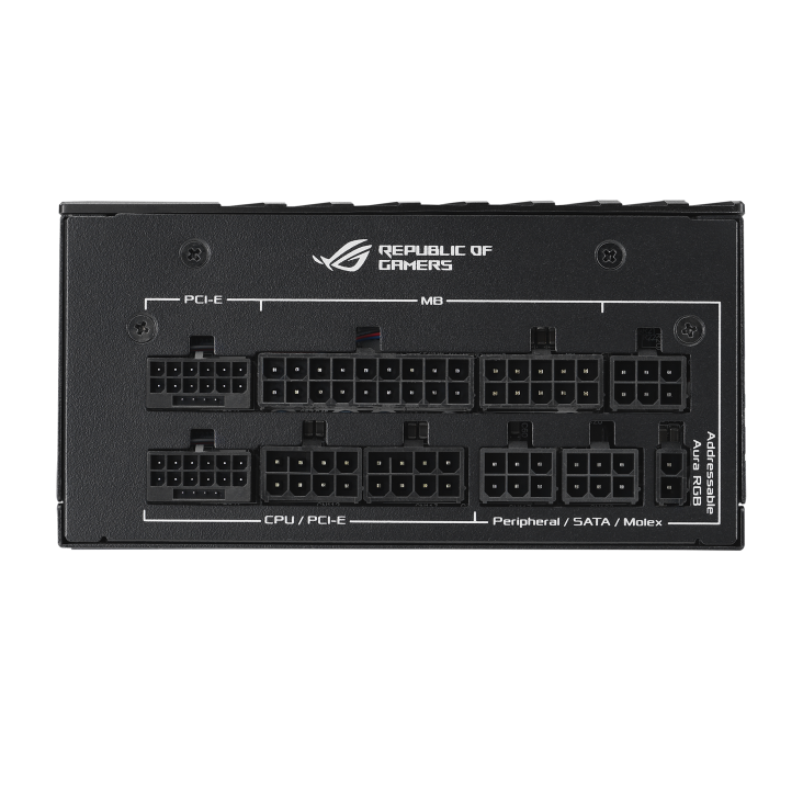 ASUS ROG Loki SFX-L 1200W Titanium Fully Modular Power Supply - 80 Plus® Titanium Certified, Compact Form Factor, ATX 3.1, PCIe Gen 5.0 Ready, Aura Sync (10 Year Warranty)