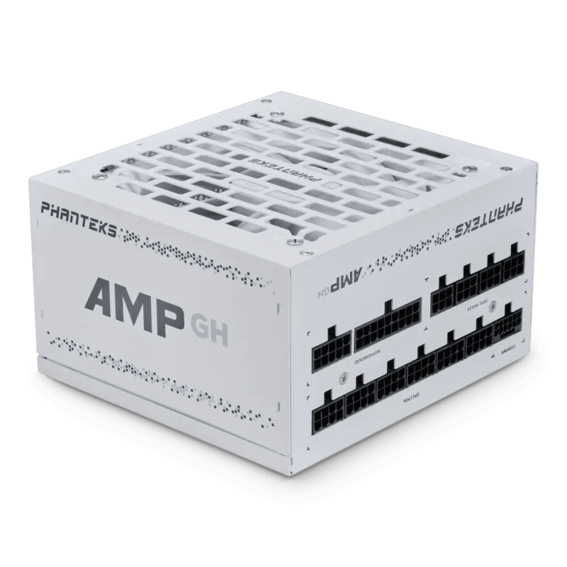 PHANTEKS AMP GH PCIe Gen 5.1 ATX 3.1 Fully Modular PSU (750W/850W/1000W) - BLACK/WHITE