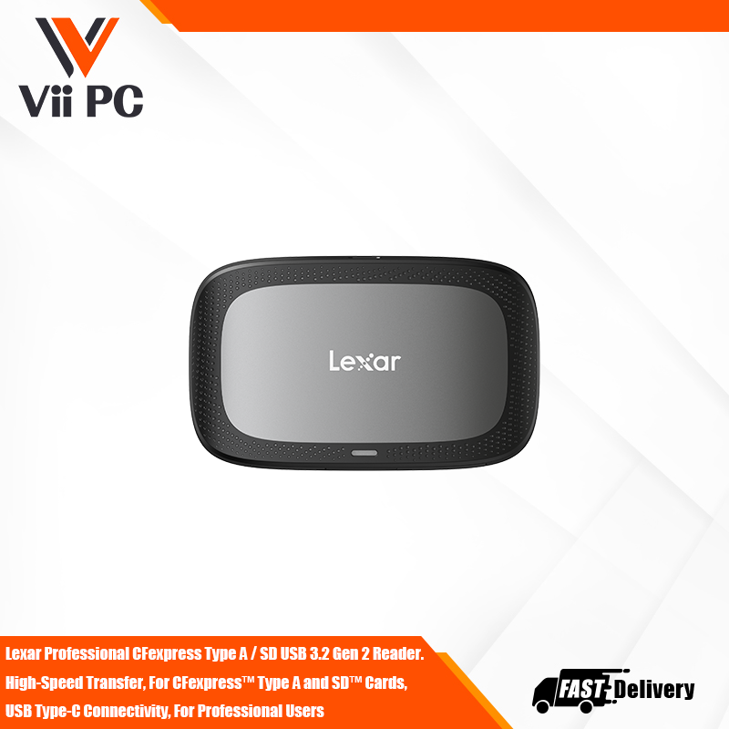 Lexar Professional CFexpress Type A / SD USB 3.2 Gen 2 Reader - High-Speed Transfer, Supports CFexpress Type A and SD cards