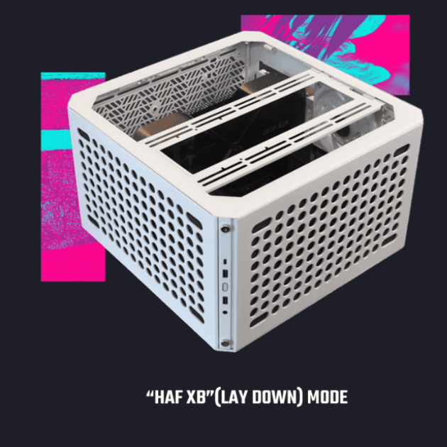 COOLER MASTER QUBE 500 FLATPACK QUBE Series ATX MID TOWER BLACK & WHITE EDITION CASE
