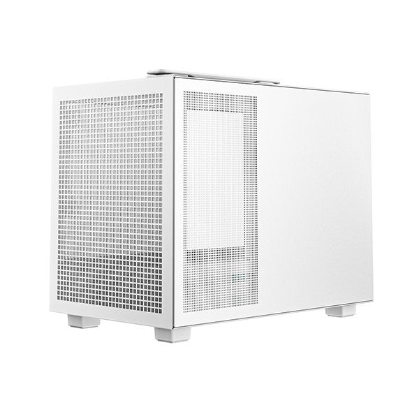 DeepCool CH160 Ultra-Portable Tempered Glass Full-Sized Air Cooler Support Mini-ITX CASING, BLACK/WHITE