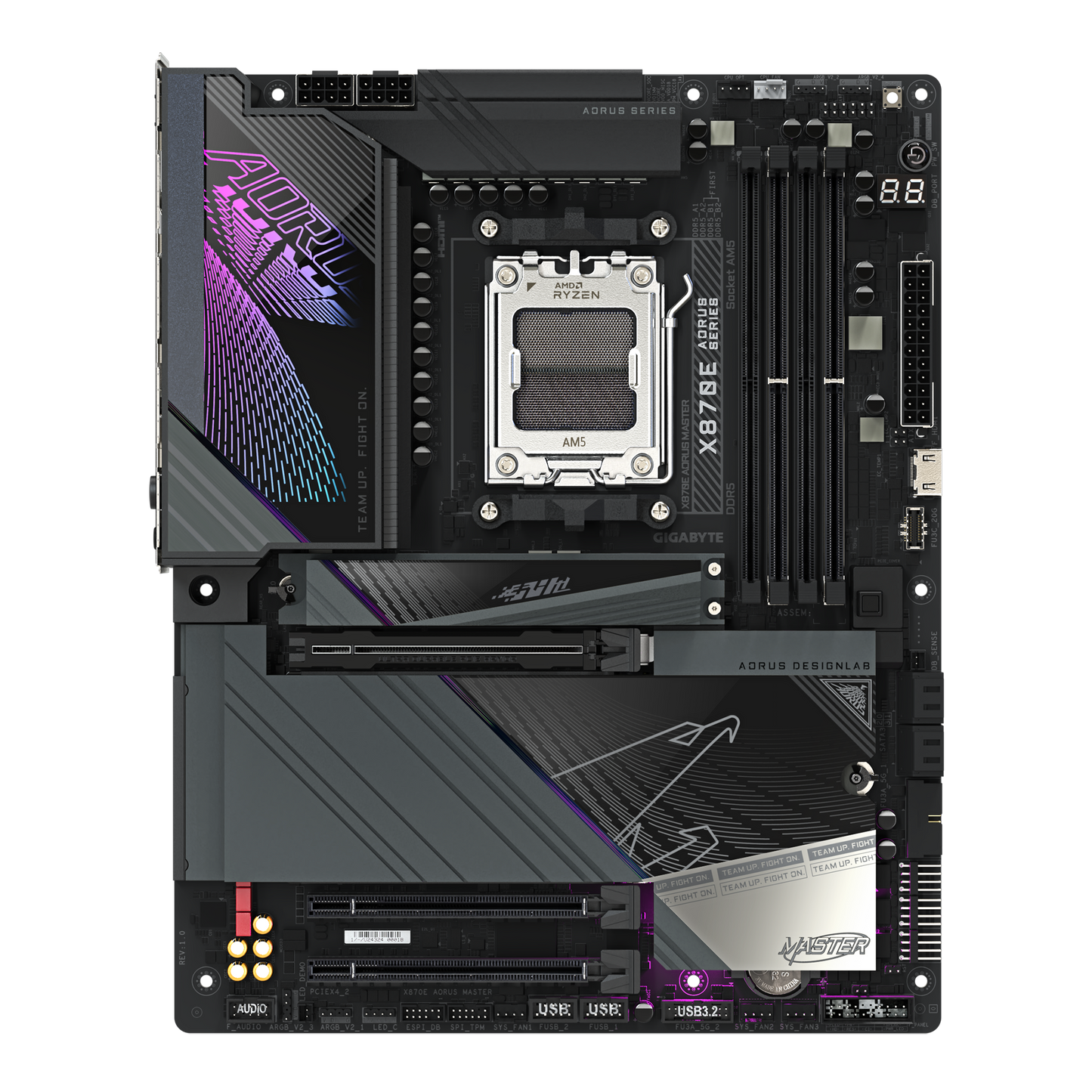 Gigabyte X870E AORUS MASTER X870 AMD Ryzen 9000 Series DDR5 Motherboard