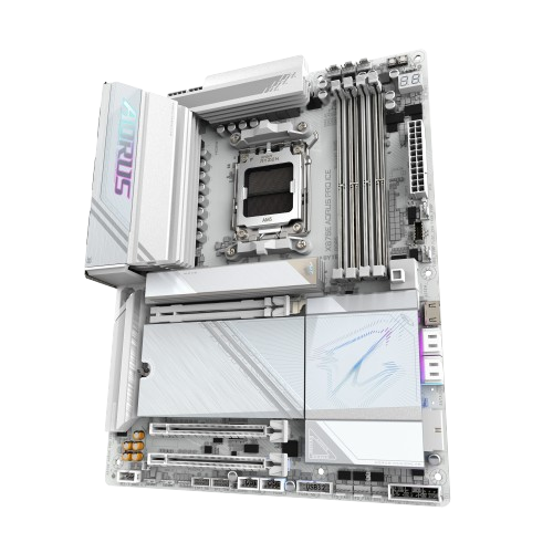 GIGABYTE X870E AORUS PRO ICE GAMING WIFI AM5 ATX Motherboard + AMD Ryzen™ 7 9800X3D Desktop Processor BUNDLE