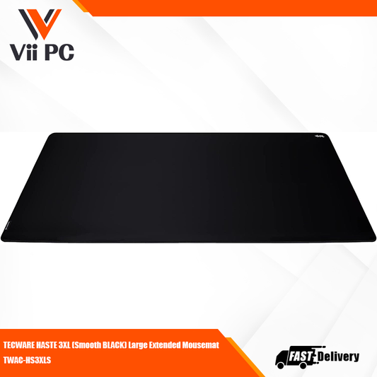 TECWARE HASTE 3XL (Smooth BLACK) Large Extended Mouse Mat (TWAC-HS3XLS)