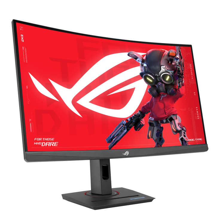 ASUS ROG Strix XG27WCS USB Type-C Gaming Monitor - 27" (2560x1440) Curved, 180Hz (Above 144Hz), 1ms (GTG), Fast VA, Extreme Low Motion Blur Sync, USB Type-C, FreeSync, DisplayWidget Center, tripod socket, HDR