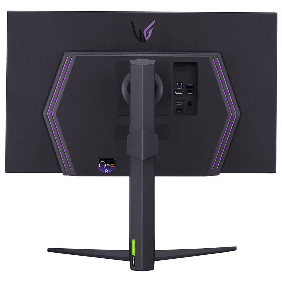 LG 27GR93U-B 27" UltraGear™ UHD(3840 x 2160)/16:9/IPS/144Hz/1ms/HDR400/HDR10/GSYNC/FreeSync Premium/DCI-P3 95%/HDMI2.1/DP1.4/USB3.0/4pole(Sound+Mic)/Adjustable Stand Black Gaming Monitor