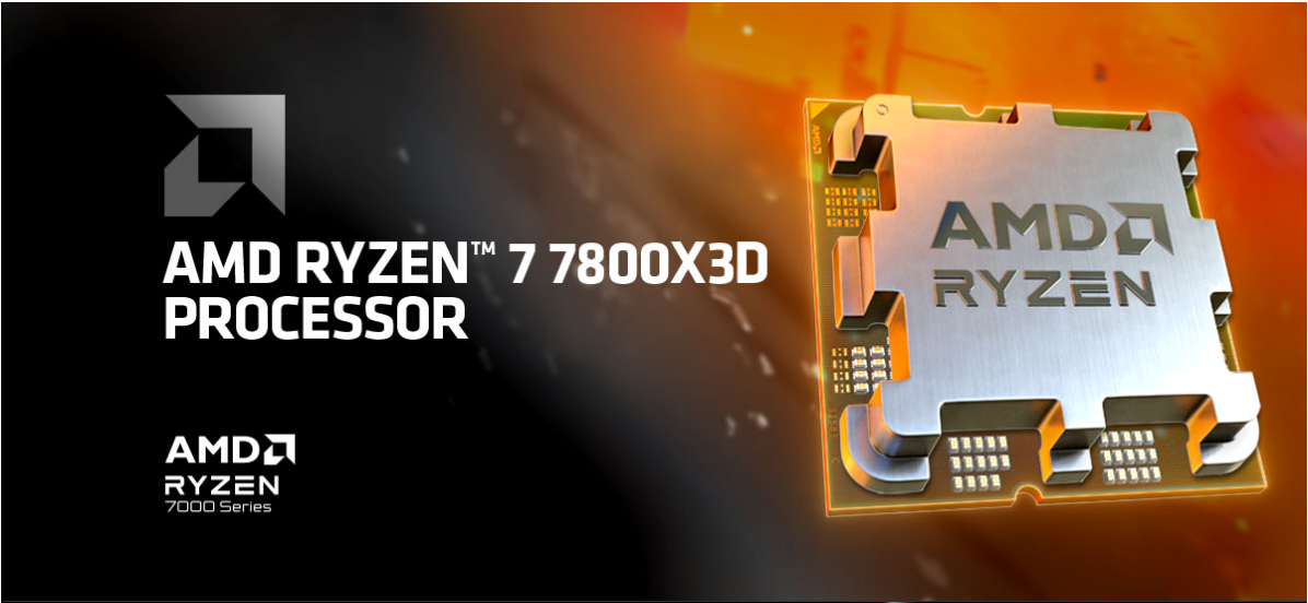 AMD Ryzen™ 7 7800X3D - Ryzen 7 7000 Series Desktop Processor (8-Core, Socket AM5, 120W, AMD Radeon Graphics) - 100-100000910WOF Local 4 Years Warranty (TRAY)