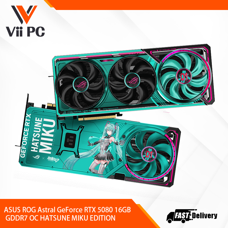 ASUS ROG Astral GeForce RTX 5080 16GB GDDR7 OC HATSUNE MIKU EDITION