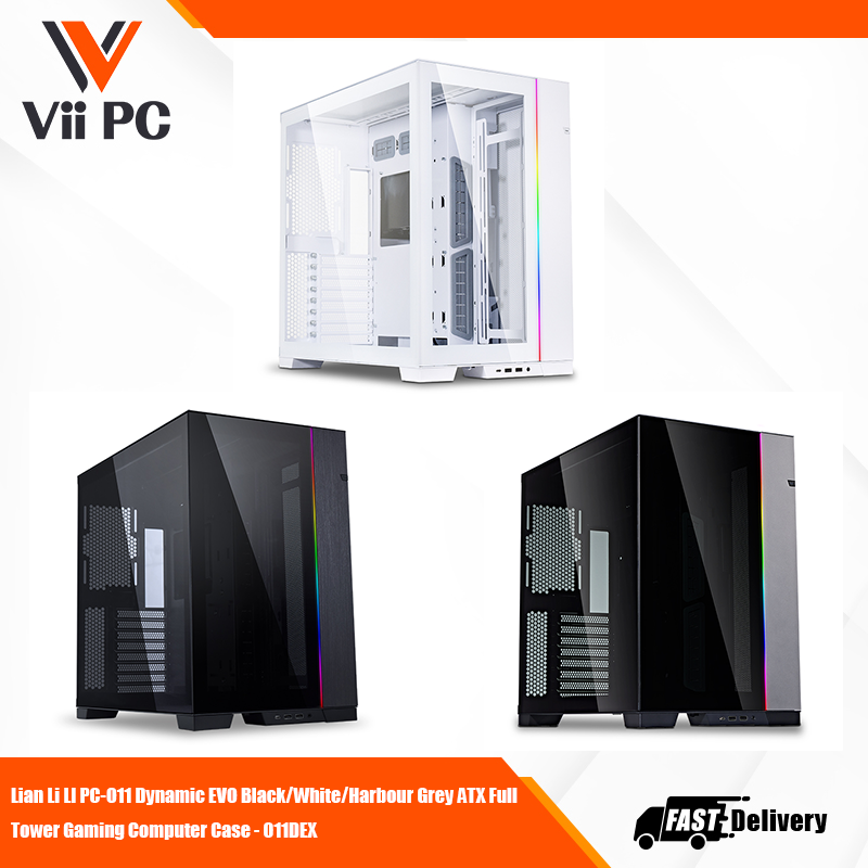 LIAN LI O11 Dynamic EVO ATX Mid-Tower Chassis with 2 Modes (Black/White/Harbor Grey)