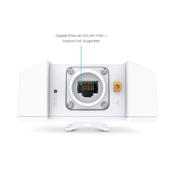 TP-LINK EAP650-Outdoor AX3000 Indoor/Outdoor Wi-Fi 6 Wireless Access Point Omada Mesh, Dedicated High-Power Amplifier and Professional Antennas with IP67 Weatherproof Enclosure