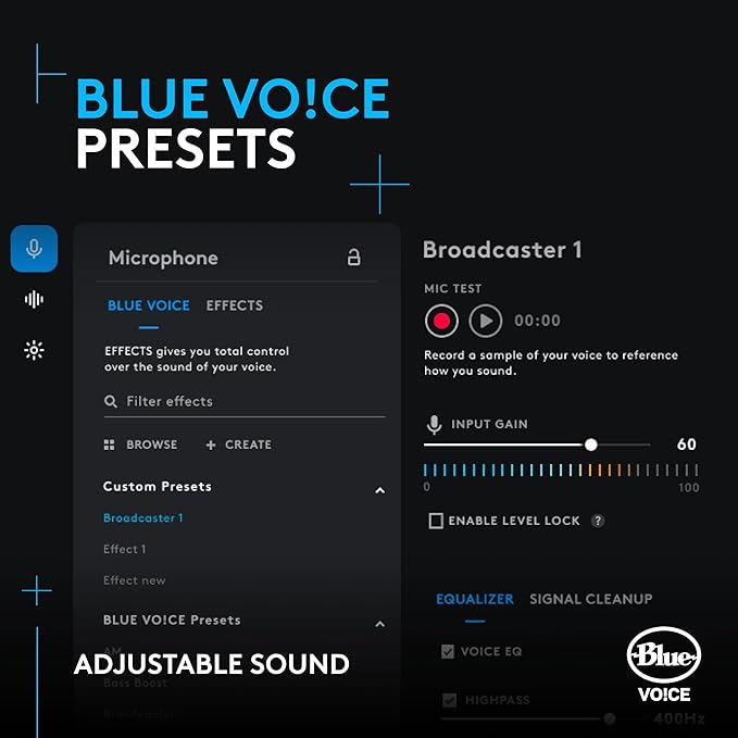 LOGITECH G Yeti Orb - Condenser RGB Gaming Mic with LIGHTSYNC (USB PLUG AND PLAY) - BLACK