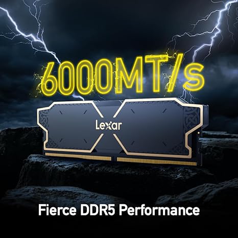 Lexar THOR OC DDR5 Desktop Memory 32GB (2x16GB) - Black