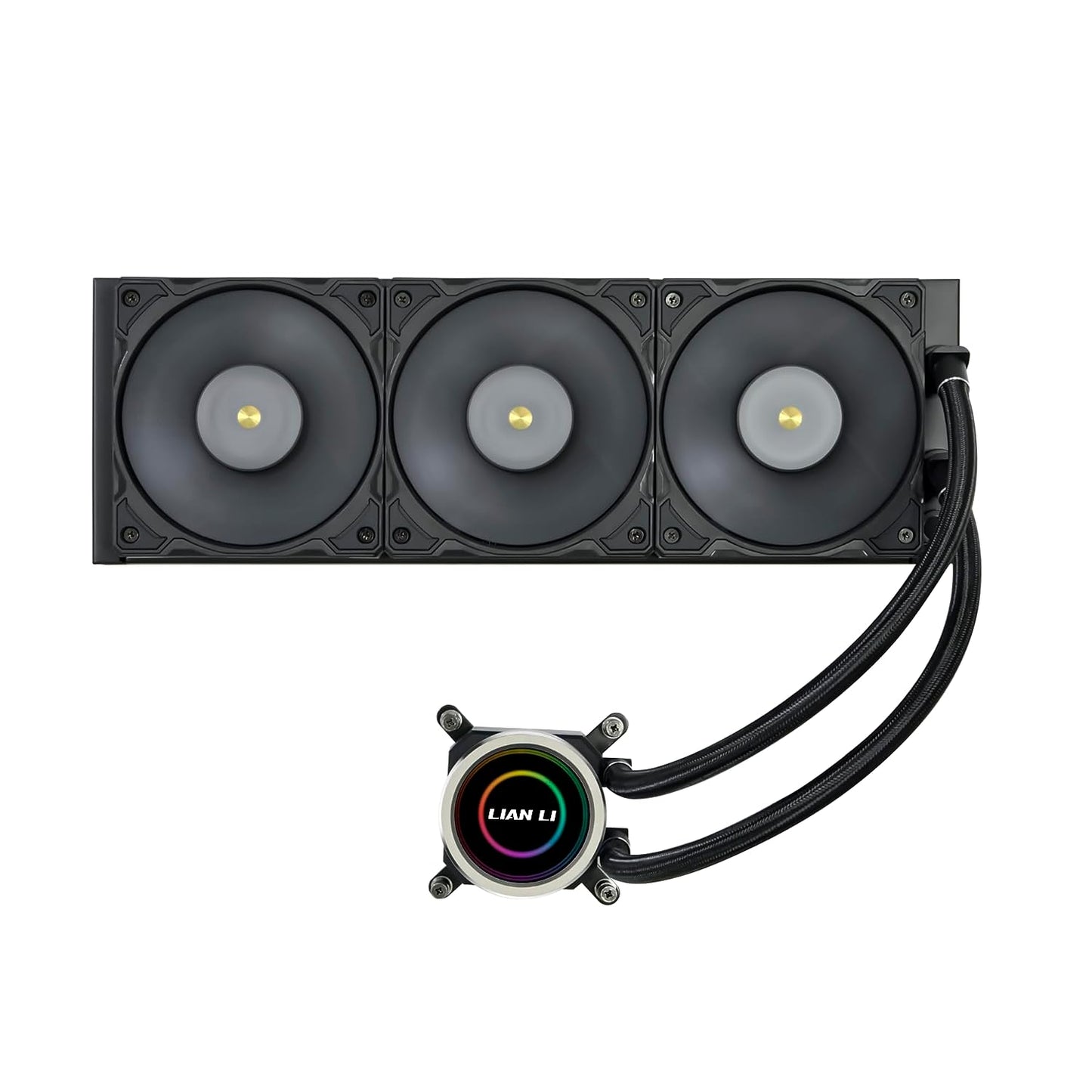 Lian Li Galahad II Trinity Performance 360 AIO CPU Liquid Cooler 360mm Black or White Daisy-chainable Radiator LCP Fans- Intel® LGA 1700, 1200, 115X, AMD® AM5/AM4 Sockets