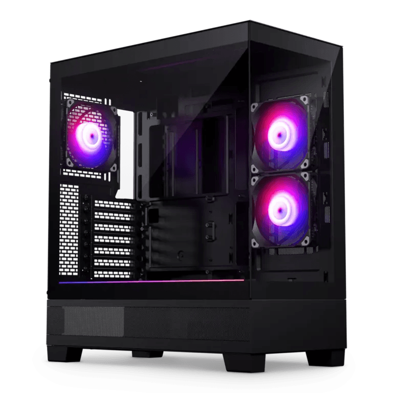 PHANTEKS XT SERIES XT VIEW ATX MID TOWER CASING - Tempered Glass, 3xM25-120 DRGB Fan, BLACK/WHITE