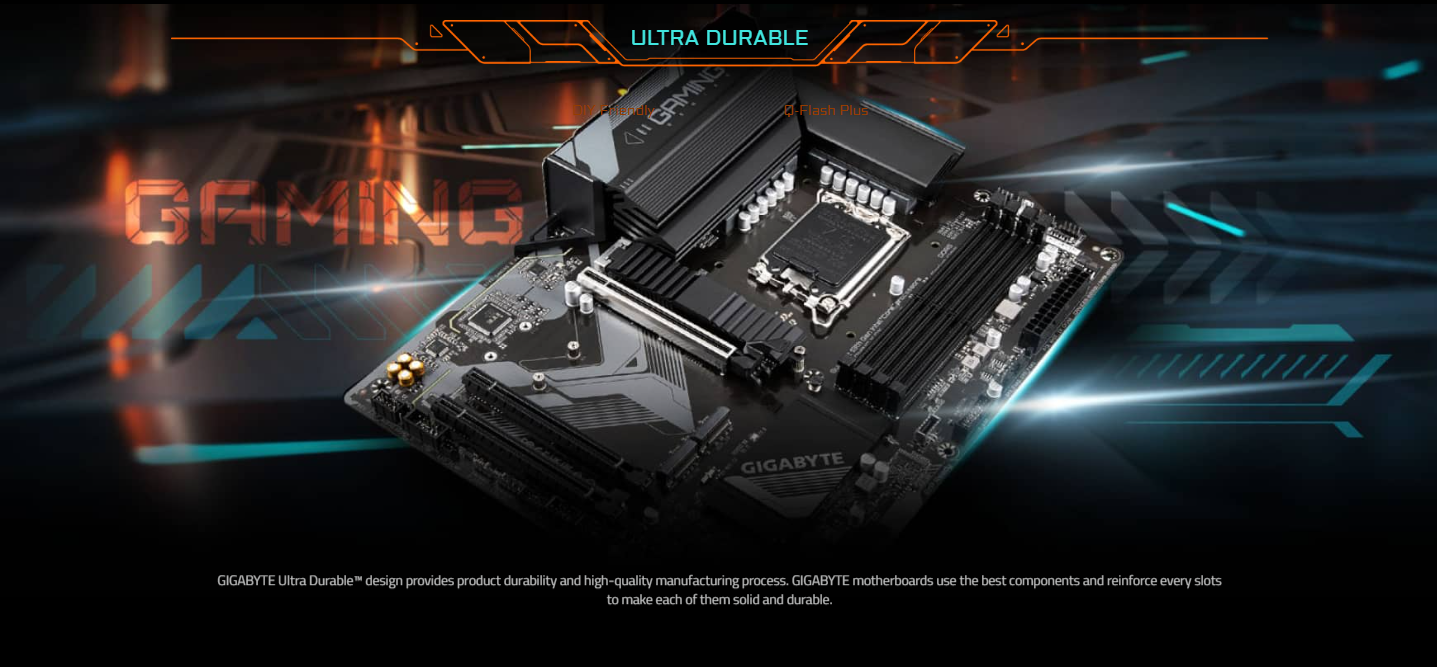 GIGABYTE B760 GAMING X AX (rev. 1.x) Wi-Fi 6E DDR5 LGA 1700 M.2 PCIe 4.0 ATX Motherboard