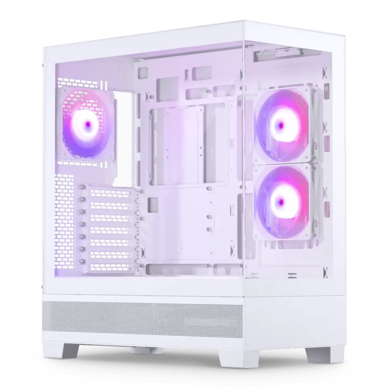 PHANTEKS XT SERIES XT VIEW ATX MID TOWER CASING - Tempered Glass, 3xM25-120 DRGB Fan, BLACK/WHITE