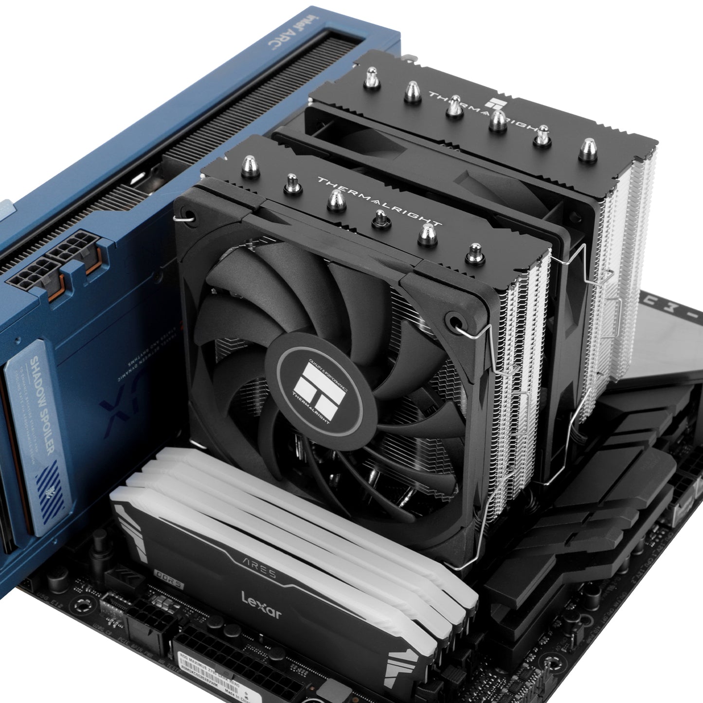 Thermalright Royal Knight 120 SE CPU Air Cooler – Dual Towers Design with Front Slim Fan for Enhanced Cooling Efficiency